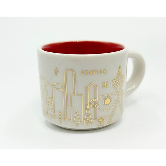 Starbucks 2014 You are Here Collection Seattle Mini Mug Ornament - Picture 3 of 7